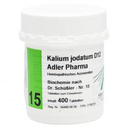 BIOCHEMIE Adler 15 Kalium jodatum D 12 Tabletten 400 St Tabletten