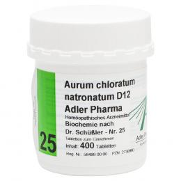 BIOCHEMIE Adler 25 Aurum chloratum natr.D 12 Tabl. 400 St Tabletten