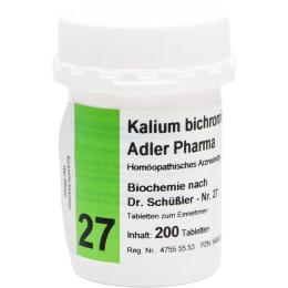 BIOCHEMIE Adler 27 Kalium bichrom D 12 Tabletten 200 St.