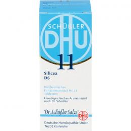 BIOCHEMIE DHU 11 Silicea D 6 Tabletten 80 St.