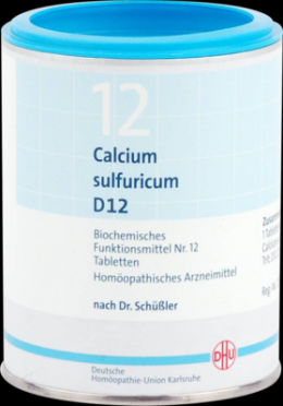 BIOCHEMIE DHU 12 Calcium sulfuricum D 12 Tabletten 1000 St