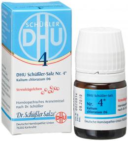 Ein aktuelles Angebot für BIOCHEMIE DHU 4 Kalium chloratum D 6 Globuli 10 g Globuli Schüßler Salze Nr. 1 - 12 - jetzt kaufen, Marke DHU-Arzneimittel GmbH & Co. KG.
