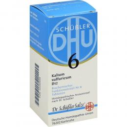 Ein aktuelles Angebot für BIOCHEMIE DHU 6 Kalium sulfuricum D 12 Tabletten 200 St Tabletten Schüßler Salze Nr. 1 - 12 - jetzt kaufen, Marke DHU-Arzneimittel GmbH & Co. KG.
