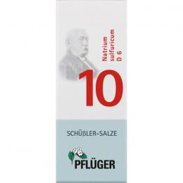 BIOCHEMIE Pflüger 10 Natrium sulfuricum D 6 Tabl. 400 St.