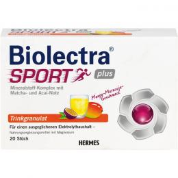 BIOLECTRA Sport Plus Trinkgranulat 20 St.