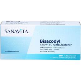 BISACODYL SANAVITA 10 mg Zäpfchen 6 St.