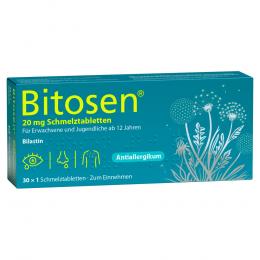 Ein aktuelles Angebot für BITOSEN 20 mg Schmelztabletten 30 St Schmelztabletten  - jetzt kaufen, Marke Berlin-Chemie AG.