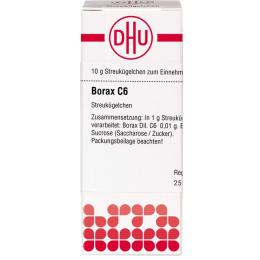 BORAX C 6 Globuli 10 g