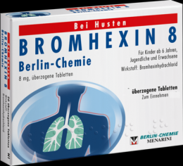 BROMHEXIN 8 Berlin Chemie berzogene Tabletten 50 St
