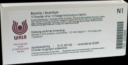 BRYONIA ACONITUM Ampullen 10X1 ml