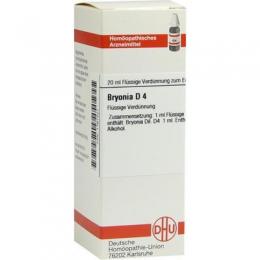 BRYONIA D 4 Dilution 20 ml