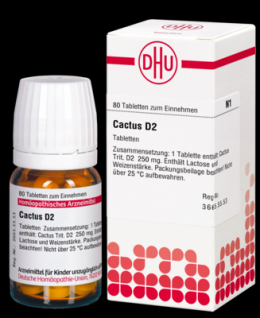 CACTUS D 2 Tabletten 80 St