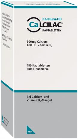 Ein aktuelles Angebot für Calcilac Kautabletten 180 St Kautabletten Mineralstoffe - jetzt kaufen, Marke MIBE GmbH Arzneimittel.