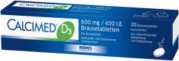 CALCIMED D3 600 mg/400 I.E. Brausetabletten 20 St Brausetabletten
