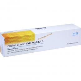 CALCIUM D3 acis 1000 mg/880 Brausetabletten 20 St Brausetabletten