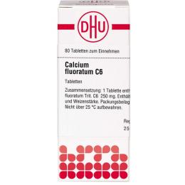 CALCIUM FLUORATUM C 6 Tabletten 80 St.