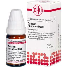CALCIUM FLUORATUM D 200 Globuli 10 g