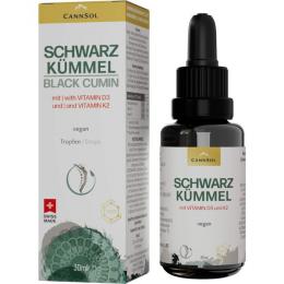 CANNSOL Schwarzkümmel m.Vit.D3+K2 Tropfen z.Einn. 30 ml