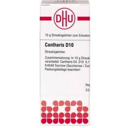 CANTHARIS D 10 Globuli 10 g