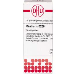 CANTHARIS D 200 Globuli 10 g