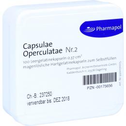 Ein aktuelles Angebot für CAPSULAE Operculatae Kapseln Nr.2 0,37 100 St Kapseln Naturheilkunde & Homöopathie - jetzt kaufen, Marke Pharmapol Arzneimittelvertrieb-GmbH.