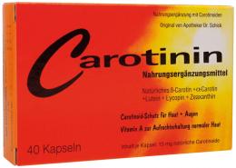 Ein aktuelles Angebot für CAROTININ 40 St Kapseln Multivitamine & Mineralstoffe - jetzt kaufen, Marke Inkosmia GmbH & Cie. KG.
