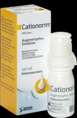 CATIONORM MD sine Augentropfen 10 ml