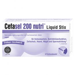 Ein aktuelles Angebot für CEFASEL 200 nutri Liquid Stix 8 St Flüssigkeit zum Einnehmen  - jetzt kaufen, Marke Cefak KG.