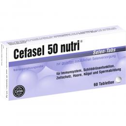 CEFASEL 50 nutri Selen-Tabs 60 St Tabletten