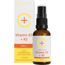 CERASCREEN Vitamin D3 2800 I.E+K2 MK-7 vegan Spray 30 ml