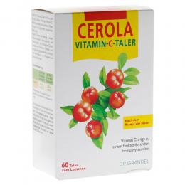 Ein aktuelles Angebot für CEROLA Vitamin C Taler Grandel 60 St ohne Vitaminpräparate - jetzt kaufen, Marke Dr. Grandel GmbH, Geschäftsbereich Nahrungsergänzung.