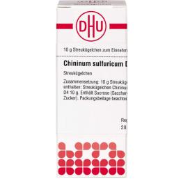 CHININUM SULFURICUM D 4 Globuli 10 g