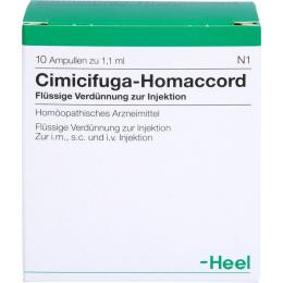 CIMICIFUGA HOMACCORD Ampullen 10 St.