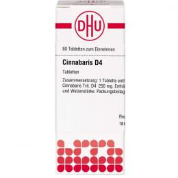 CINNABARIS D 4 Tabletten 80 St.