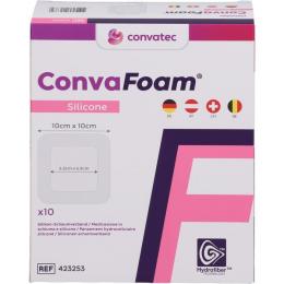 CONVAFOAM Silicone Verband 10x10 cm 10 St.