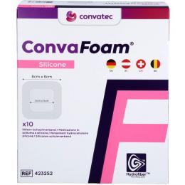 CONVAFOAM Silicone Verband 8x8 cm 10 St.