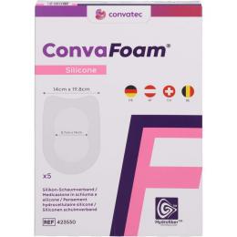 CONVAFOAM Silicone Verband Multisite 14x19,8 cm 5 St.