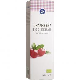 CRANBERRY 100% Bio Direktsaft 330 ml Saft