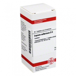 CUPRUM SULFURICUM D 6 Tabletten 80 St