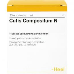 CUTIS compositum N Ampullen 10 St.