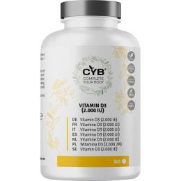 CYB Vitamin D3 2000 I.E. hochdosiert Tabletten 365 St.