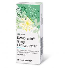 DESLORANIO 5 mg Filmtabletten 10 St Filmtabletten