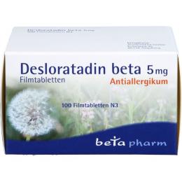 DESLORATADIN beta 5 mg Filmtabletten 100 St.