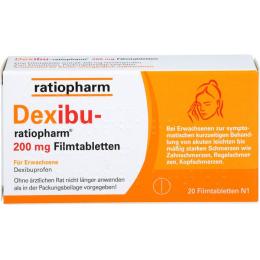 DEXIBU-ratiopharm 200 mg Filmtabletten 20 St.