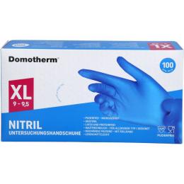 DOMOTHERM Unt.Handschuhe Nitril unste.pf XL blau 100 St.