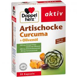 DOPPELHERZ Artischocke Curcuma+Olivenöl Kapseln 30 St.