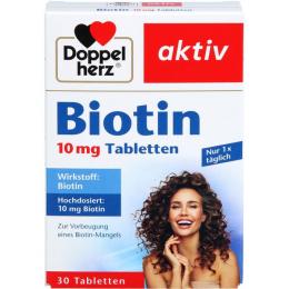 DOPPELHERZ Biotin 10 mg Tabletten 30 St.