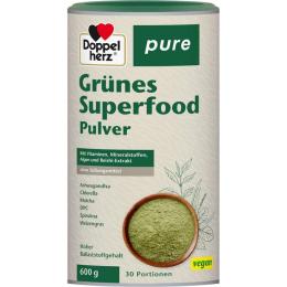 DOPPELHERZ Grünes Superfood pure Pulver 600 g