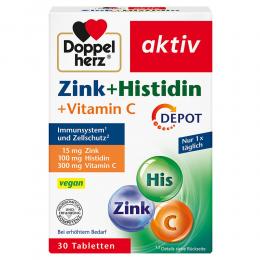 Ein aktuelles Angebot für DOPPELHERZ Zink+Histidin Depot Tabletten 30 St Tabletten Mineralstoffe - jetzt kaufen, Marke Queisser Pharma GmbH & Co. KG.