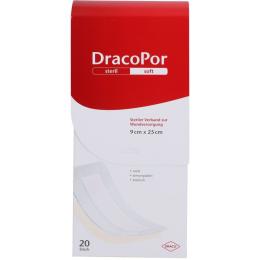 DRACOPOR Wundverband 9x25 cm steril 20 St.